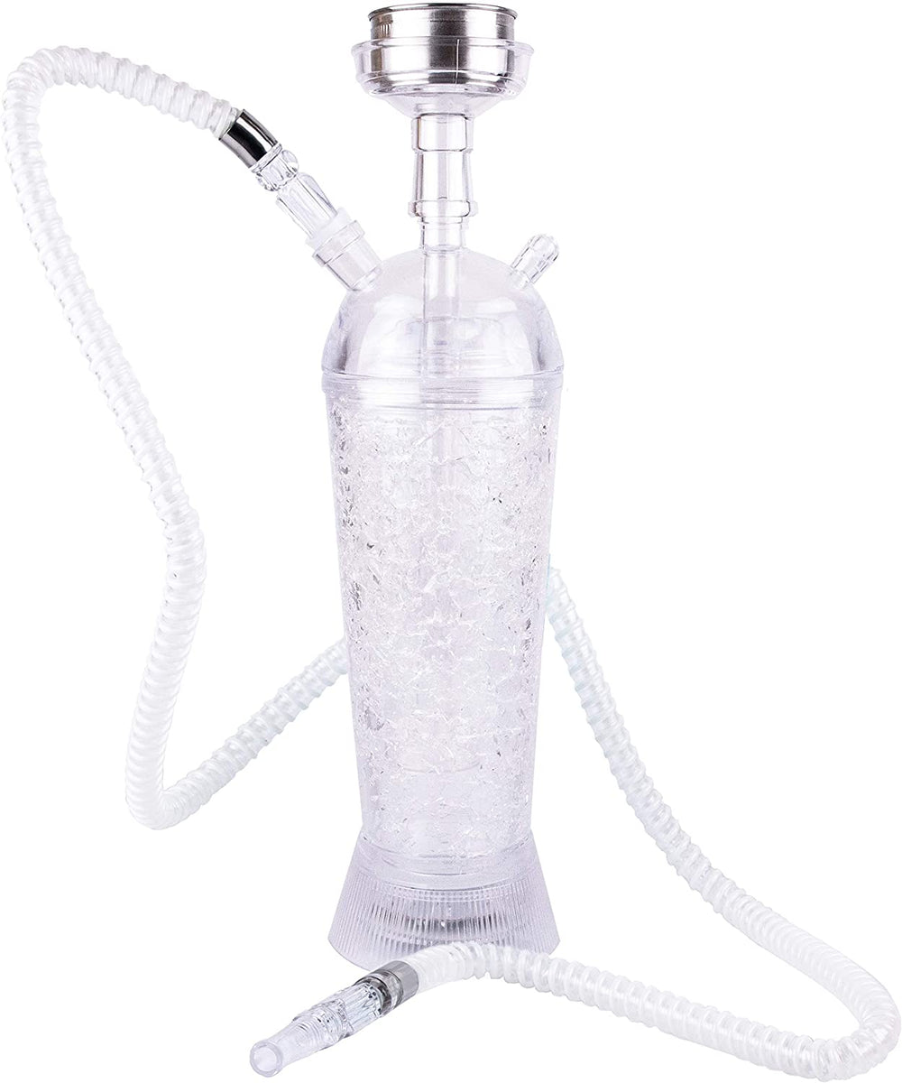 Portable acrylic hookah