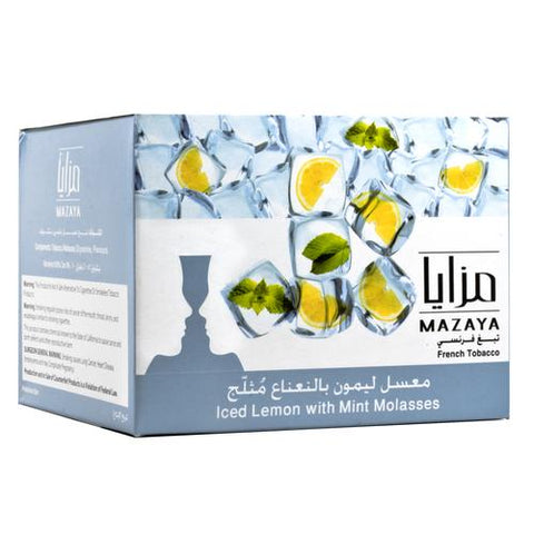 mazaya tobacco lemon mint with molasses Iced Lemon Mint (250g)